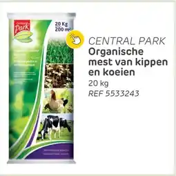Brico Central Park Organische mest van kippen en koeien aanbieding
