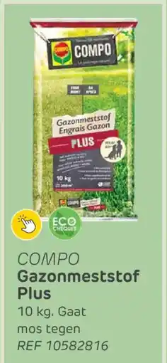 Brico Compo Gazonmeststof Plus aanbieding