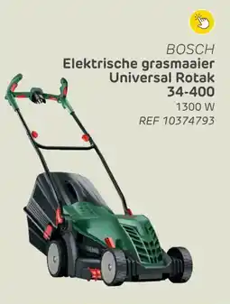 Brico Bosch Elektrische grasmaaier Universal Rotak 34-400 aanbieding