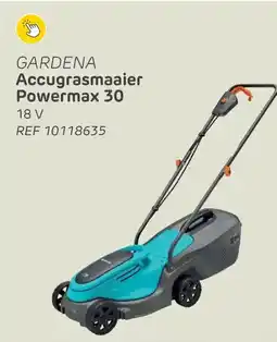Brico Gardena Accugrasmaaier Powermax 30 aanbieding