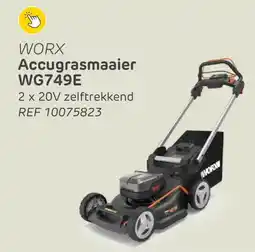 Brico Worx Accugrasmaaier WG749E aanbieding
