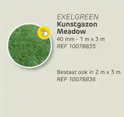 Brico Exelgreen Kunstgazon Meadow aanbieding