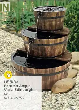 Brico Ubbink Fontein Acqua Varia Edinburgh aanbieding