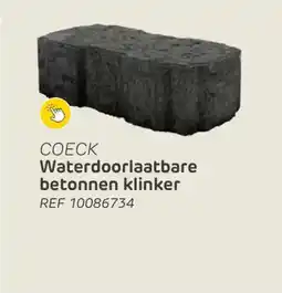 Brico Coeck Waterdoorlaatbare betonnen klinker aanbieding