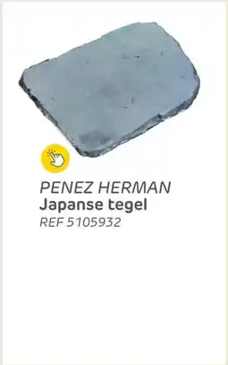 Brico Penez Herman Japanse Tegel aanbieding