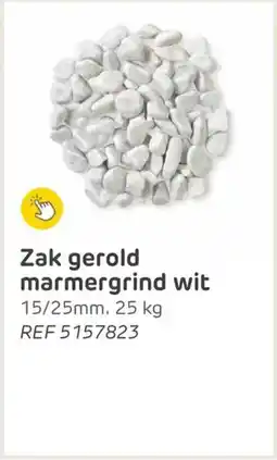 Brico Zak gerold marmergrind wit aanbieding