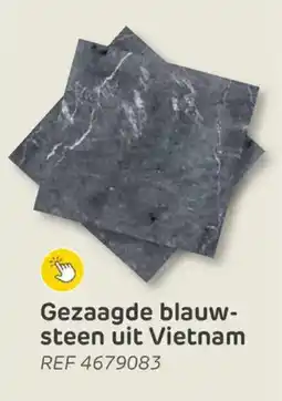 Brico Gezaagde Blauwsteen uit Vietnam aanbieding