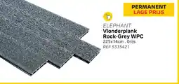Brico Elephant Vlonderplank Rock Grey WPC aanbieding