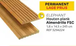 Brico Elephant Houten plank Almendrillo FSC aanbieding