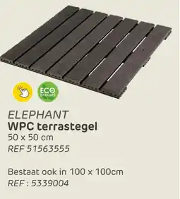 Brico Elephant WPC terrastegel aanbieding