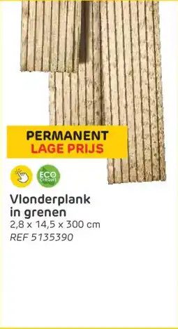 Brico Vlonderplank in grenen aanbieding