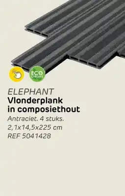 Brico Elephant Vlonderplank in composiethout aanbieding