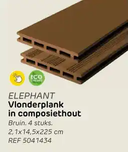 Brico Elephant Vlonderplank in composiethout aanbieding