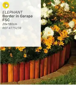 Brico Elephant Border in Garapa FSC aanbieding