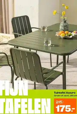 Kwantum Tuintafel Azzuro aanbieding
