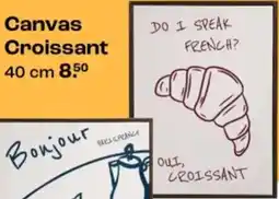 Kwantum Canvas Croissant aanbieding
