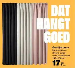 Kwantum Gordijn Luna aanbieding