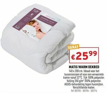 Trafic Matig warm dekbed aanbieding