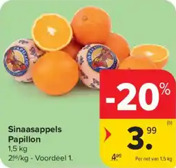 Carrefour Market Sinaasappels papillon aanbieding