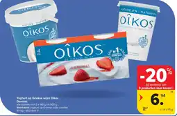 Carrefour Market Yoghurt op griekse wijze oikos danone aanbieding