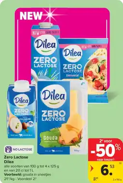 Carrefour Market Zero Lactose Dilea aanbieding