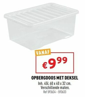 Trafic Opbergdoos met deksel aanbieding
