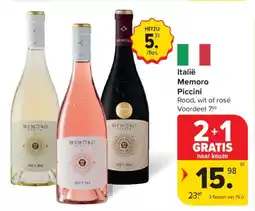 Carrefour Market Italië Memoro Piccini aanbieding