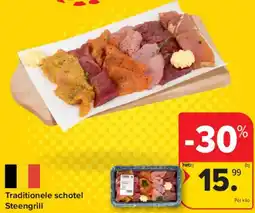 Carrefour Market Traditionele schotel Steengrill aanbieding