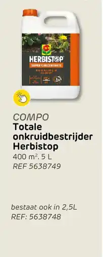 Brico Compo totale onkruidbestrijder herbistop aanbieding