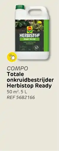 Brico Compo totale onkruidbestrijder herbistop ready aanbieding