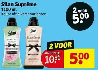 Kruidvat Silan suprême aanbieding