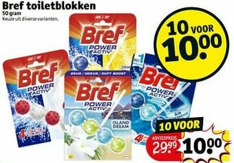Kruidvat Bref toiletblokken aanbieding