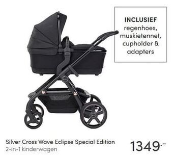 Baby & Tiener Silver cross wave eclipse special edition 2-in-1 kinderwagen aanbieding