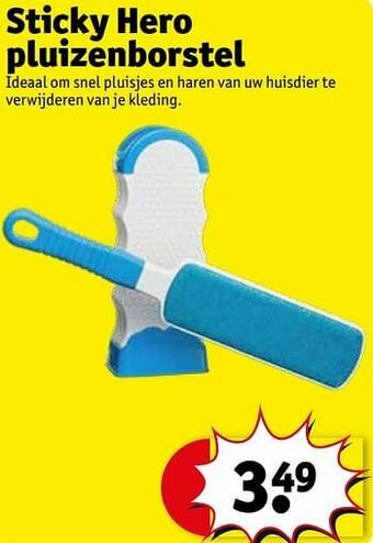Kruidvat Sticky hero pluizenborstel aanbieding