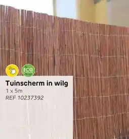 Brico Tuinscherm in wilg aanbieding