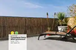 Brico Nortene tuinscherm fency wick synthetisch aanbieding
