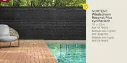 Brico Nortene windscherm recynet plus synthetisch aanbieding