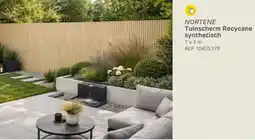 Brico Nortene tuinscherm recycane synthetisch aanbieding