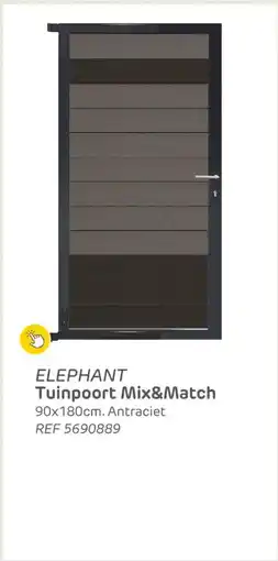 Brico Elephant tuinpoort mix&match aanbieding