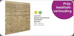 Brico Cartri recht tuinscherm excellent grenen aanbieding