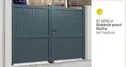 Brico Elsealu dubbele poort mafra aanbieding