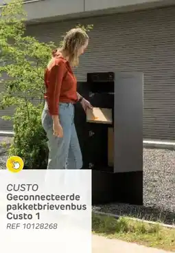 Brico Custo geconnecteerde pakketbrievenbus custo 1 aanbieding