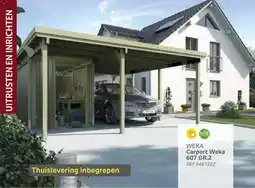 Brico Weka Carport Weka 607 GR.2 aanbieding
