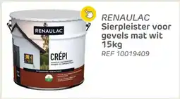 Brico Renaulac sierpleister voor gevels mat wit aanbieding