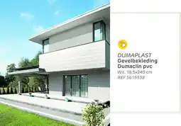 Brico Dumaplast gevelbekleding dumaclin PVC aanbieding