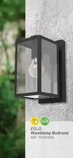 Brico Eglo wandlamp budrone aanbieding