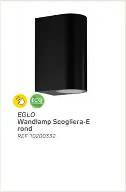 Brico Eglo Wandlamp Scogliera-E rond aanbieding