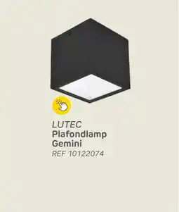 Brico Lutec plafondlamp gemini aanbieding