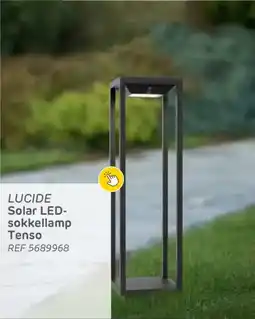 Brico Lucide solar LED sokkellamp tenso aanbieding