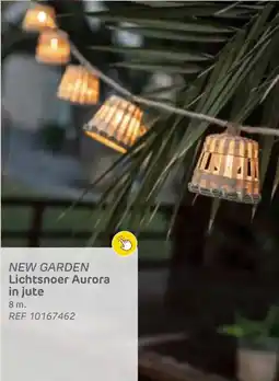 Brico New garden lichtsnoer aurora in jute aanbieding